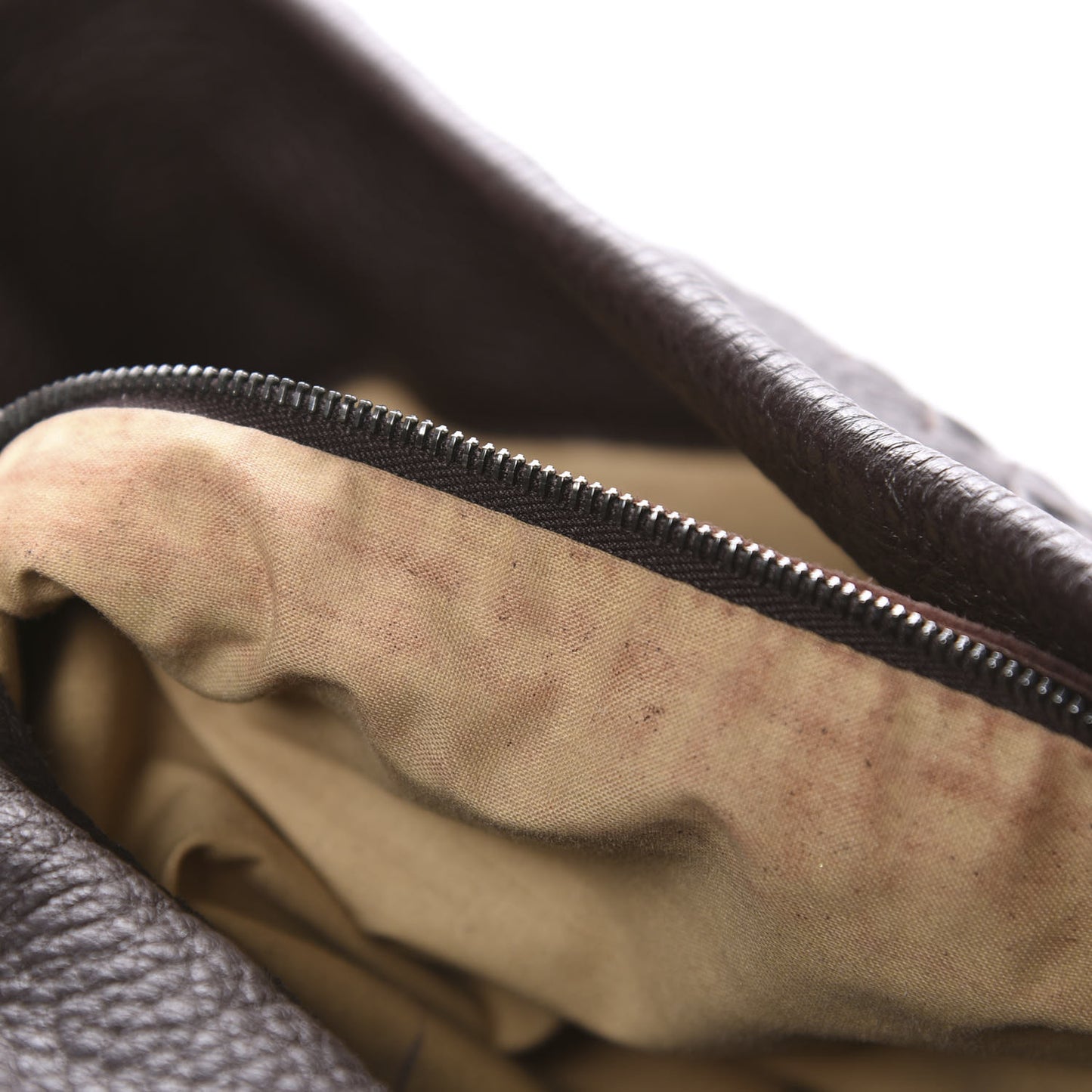 Cervo Intrecciato Shoulder Bag Ebano