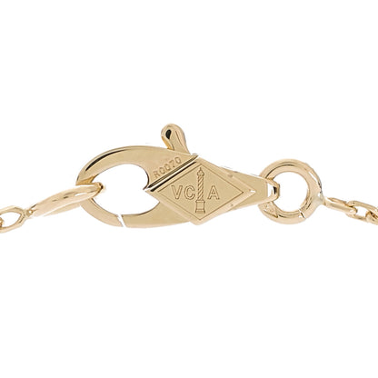 Van Cleef & Arpels 18K Yellow Gold Diamond Mini Frivole Pendant Necklace 6 of 7