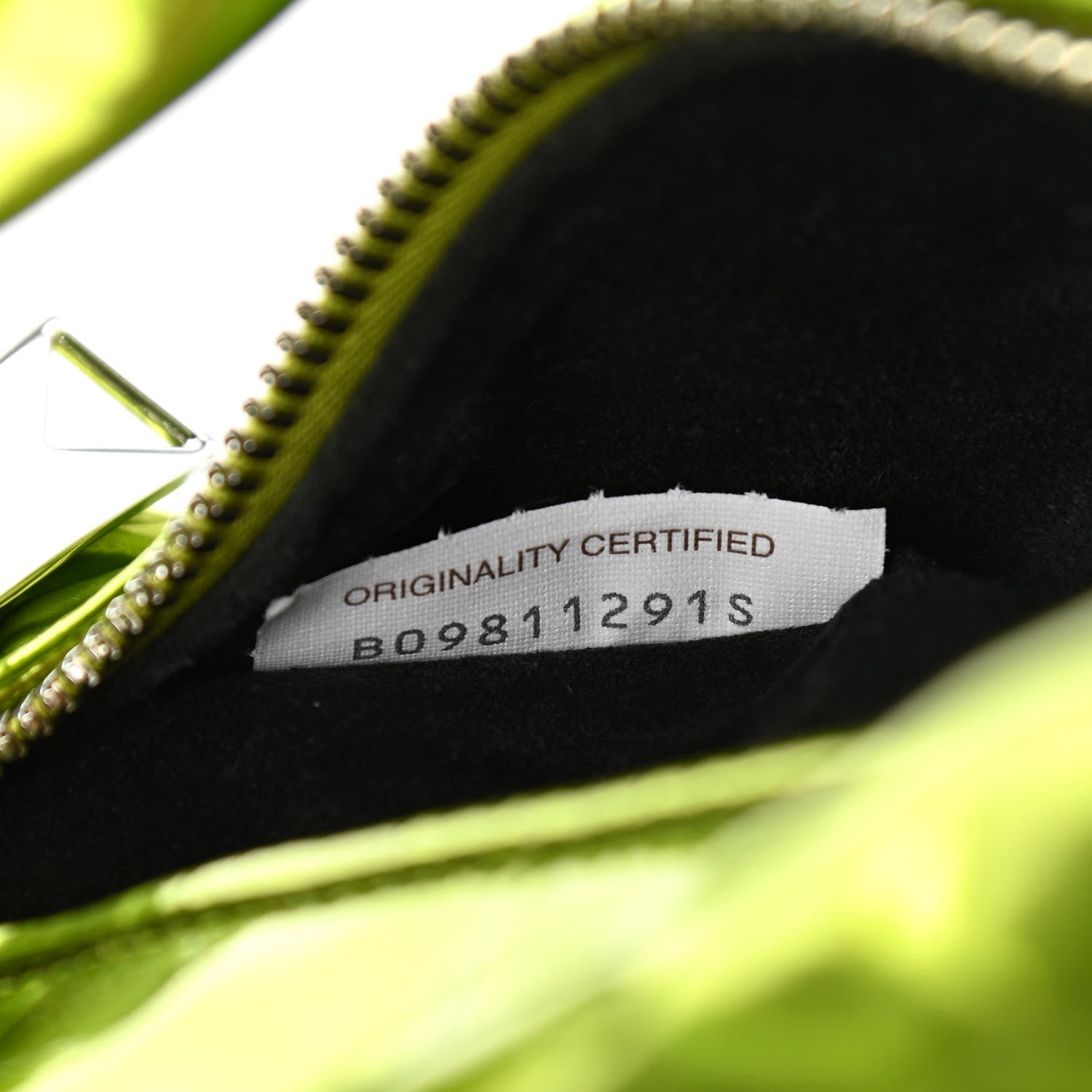 Bottega Veneta Metallic Crushed Calfskin Mini Jodie Chlorophyll 7 of 11