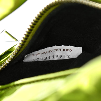 Bottega Veneta Metallic Crushed Calfskin Mini Jodie Chlorophyll 7 of 11