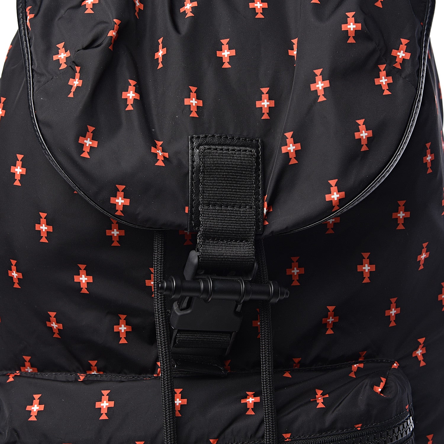 Givenchy Nylon Totem Printed Backpack Black 7 of 9