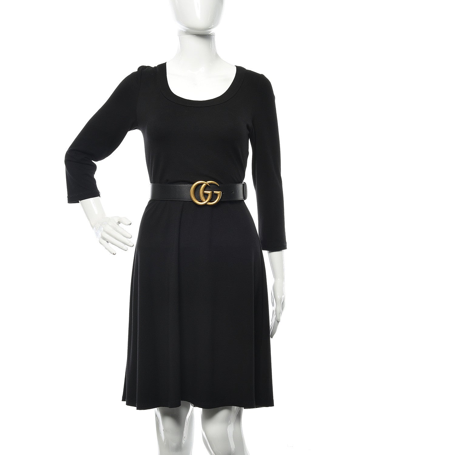 Gucci Calfskin Double G 40mm Belt 70 28 Black 2 of 6