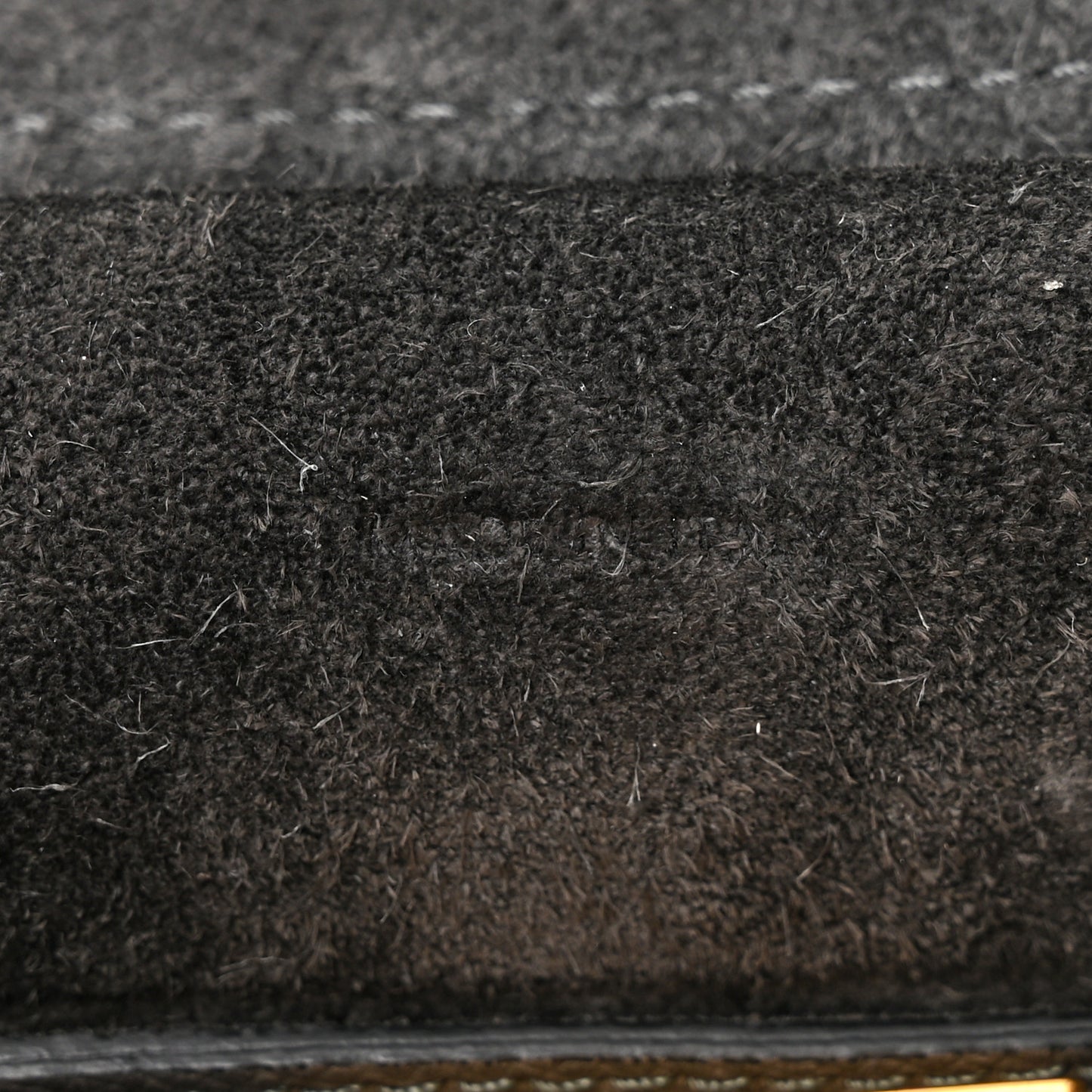 Grained Calfskin Micro Belt Bag Grey