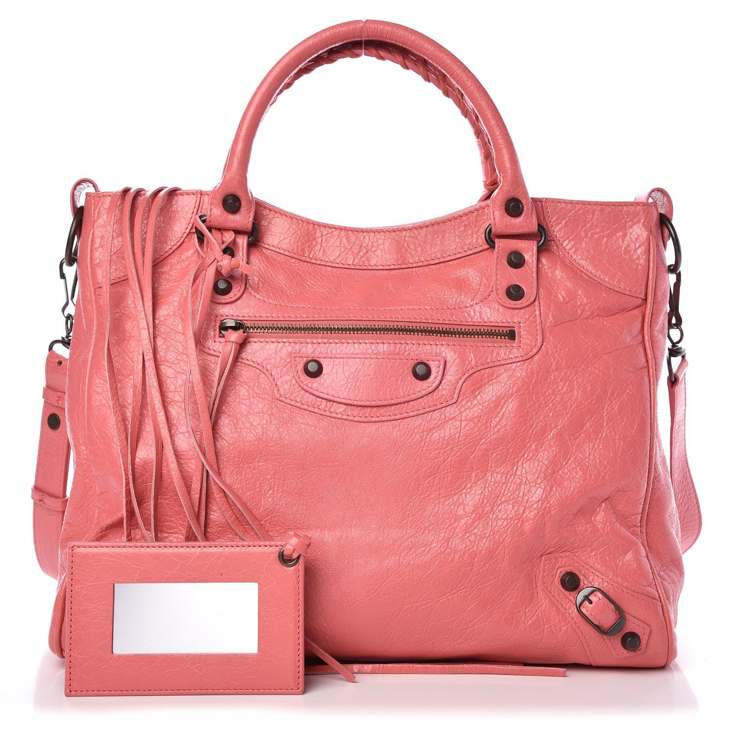 Balenciaga Agneau Classic Hardware Velo Rose Jaipur 1 of 9
