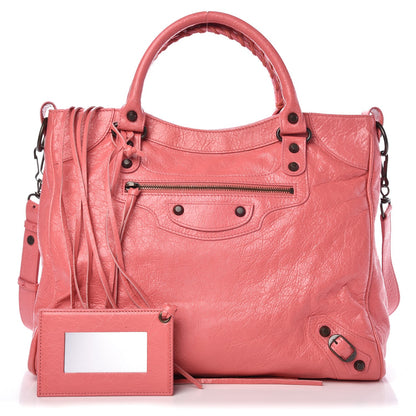 Balenciaga Agneau Classic Hardware Velo Rose Jaipur 1 of 9
