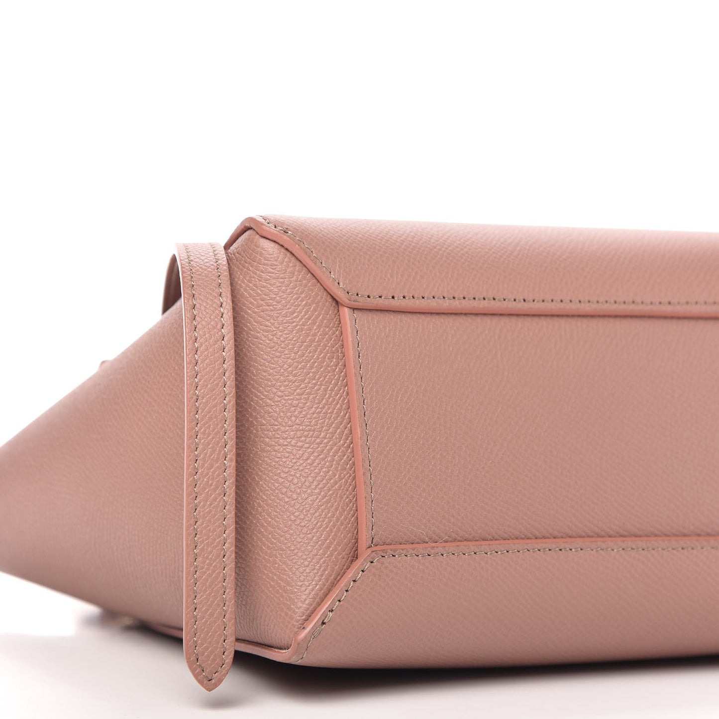 Grained Calfskin Nano Belt Bag Antique Rose