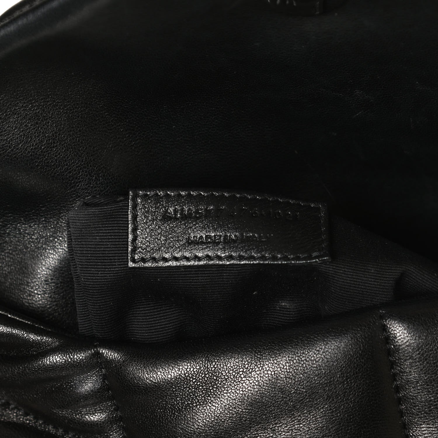 Saint Laurent Lambskin Quilted Small Loulou Puffer Monogram Chain Satchel Black 7 of 11
