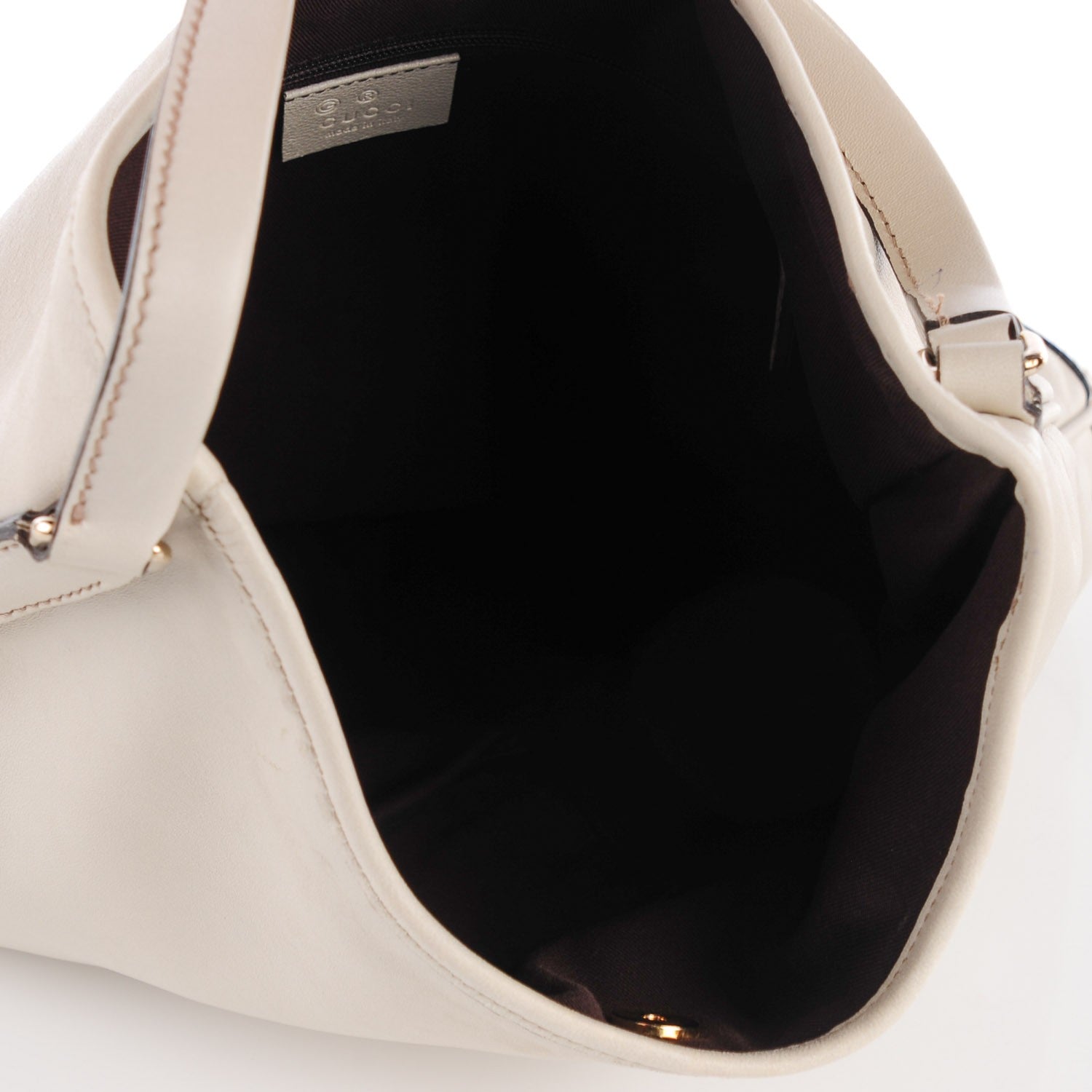 Gucci Calfskin Medium New Britt Hobo Off White 7 of 7