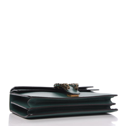 Gucci Pebbled Calfskin Small Dionysus Shoulder Bag Emerald 3 of 9
