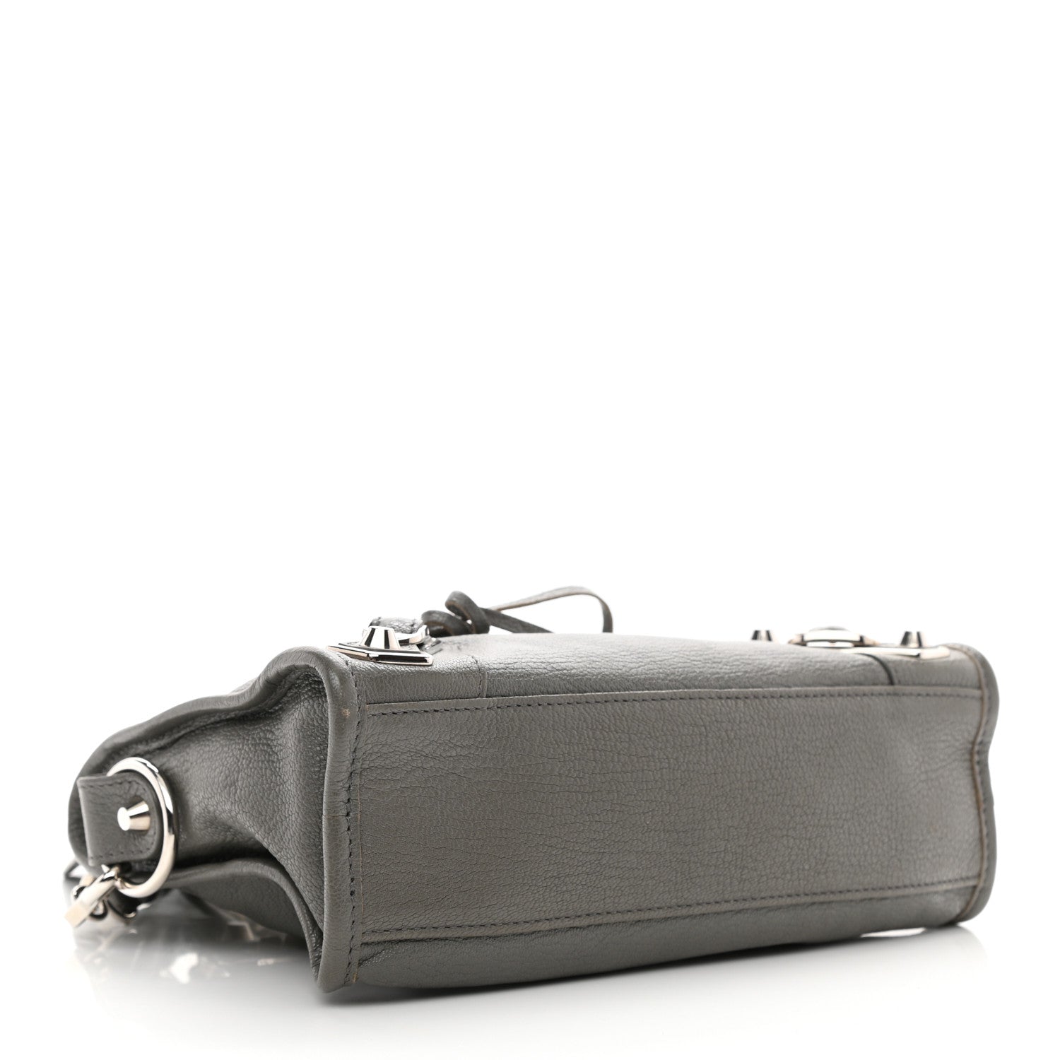 Balenciaga Chevre Silver Metallic Edge Hardware Mini City Gris Acier 4 of 10