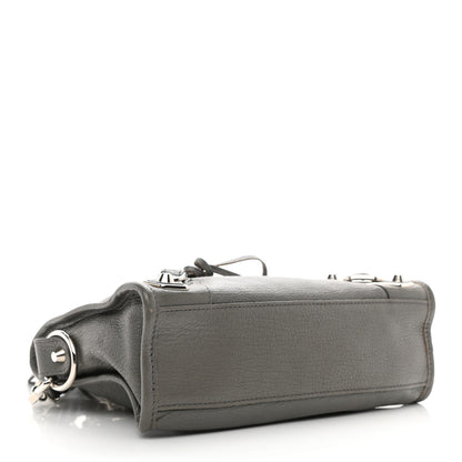 Balenciaga Chevre Silver Metallic Edge Hardware Mini City Gris Acier 4 of 10