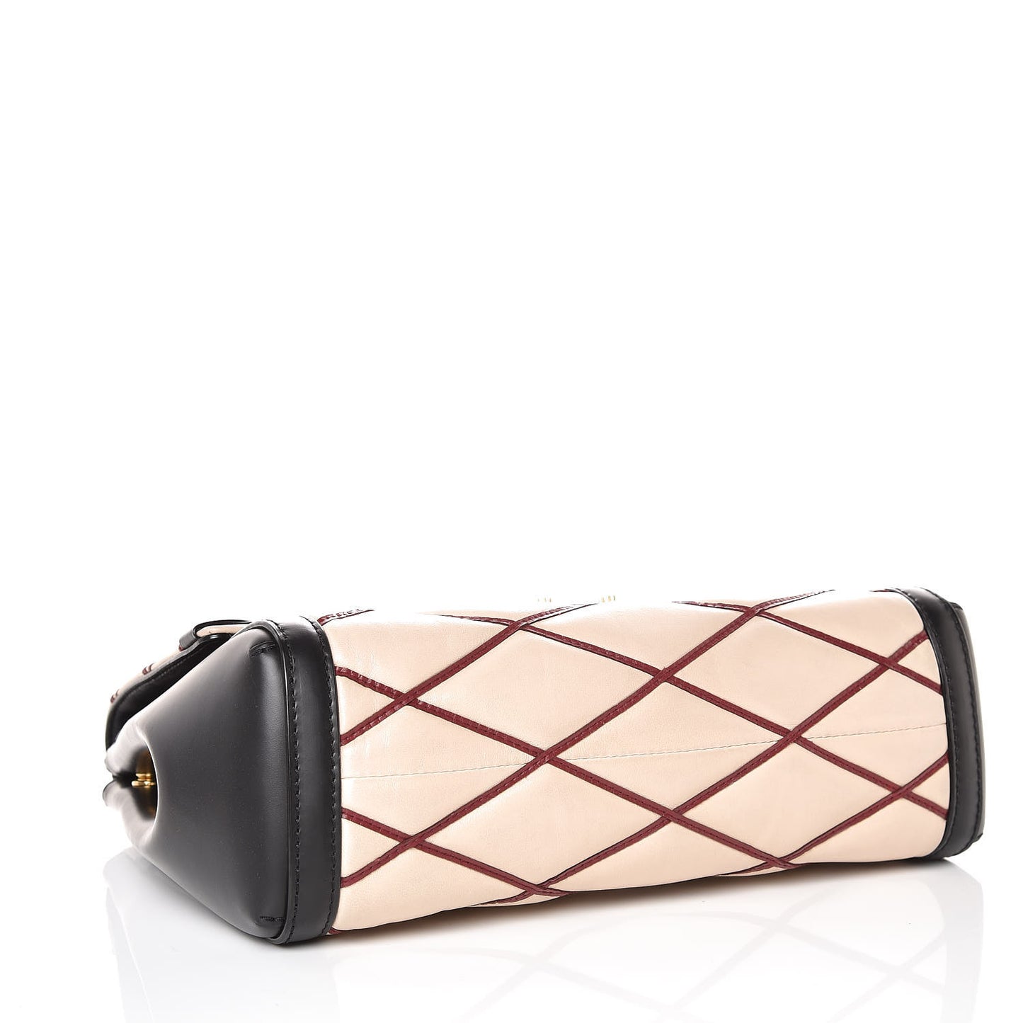Lambskin Malletage Pochette Flap Natural