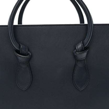Celine Palmelato Calfskin Mini Tie Knot Tote Navy Blue 18 of 24