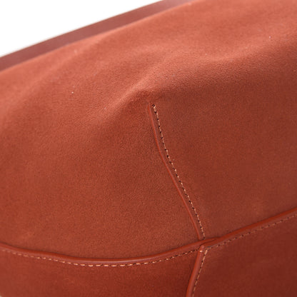 Mansur Gavriel Suede Bucket Bag Brick 12 of 14