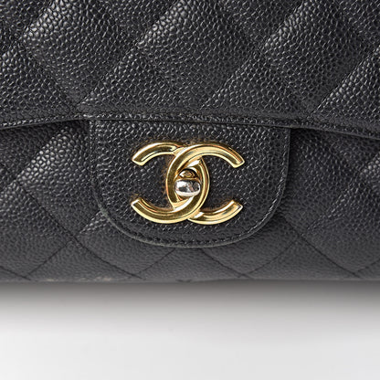 Chanel Caviar Quilted Maxi Double Flap Black 20 of 23