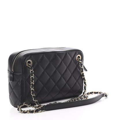 Chanel Caviar Quilted Small In & Out Camera Case Black 3 of 11