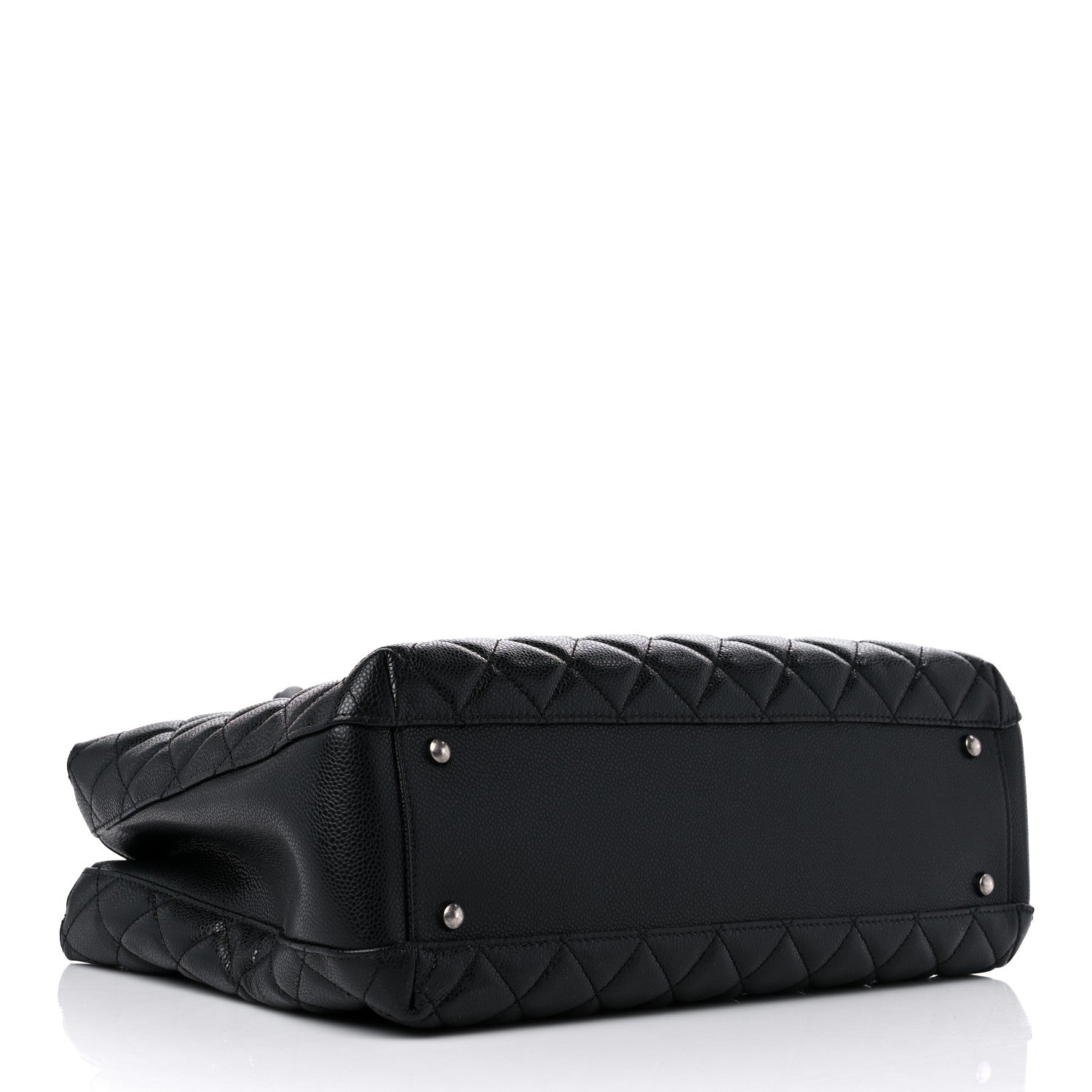 Chanel Caviar Quilted City Shopping Tote Black 4 of 14