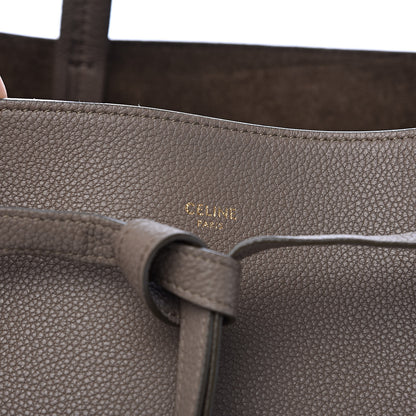 Celine Soft Grained Calfskin Small Belt Cabas Phantom Taupe 9 of 15