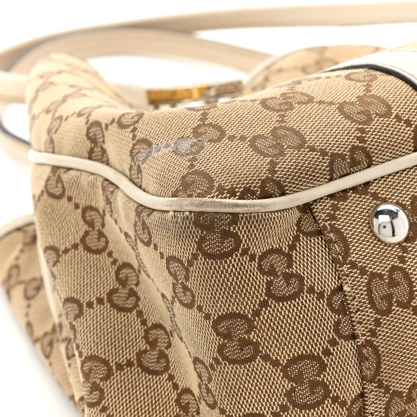Monogram Medium Twins Tote Off White