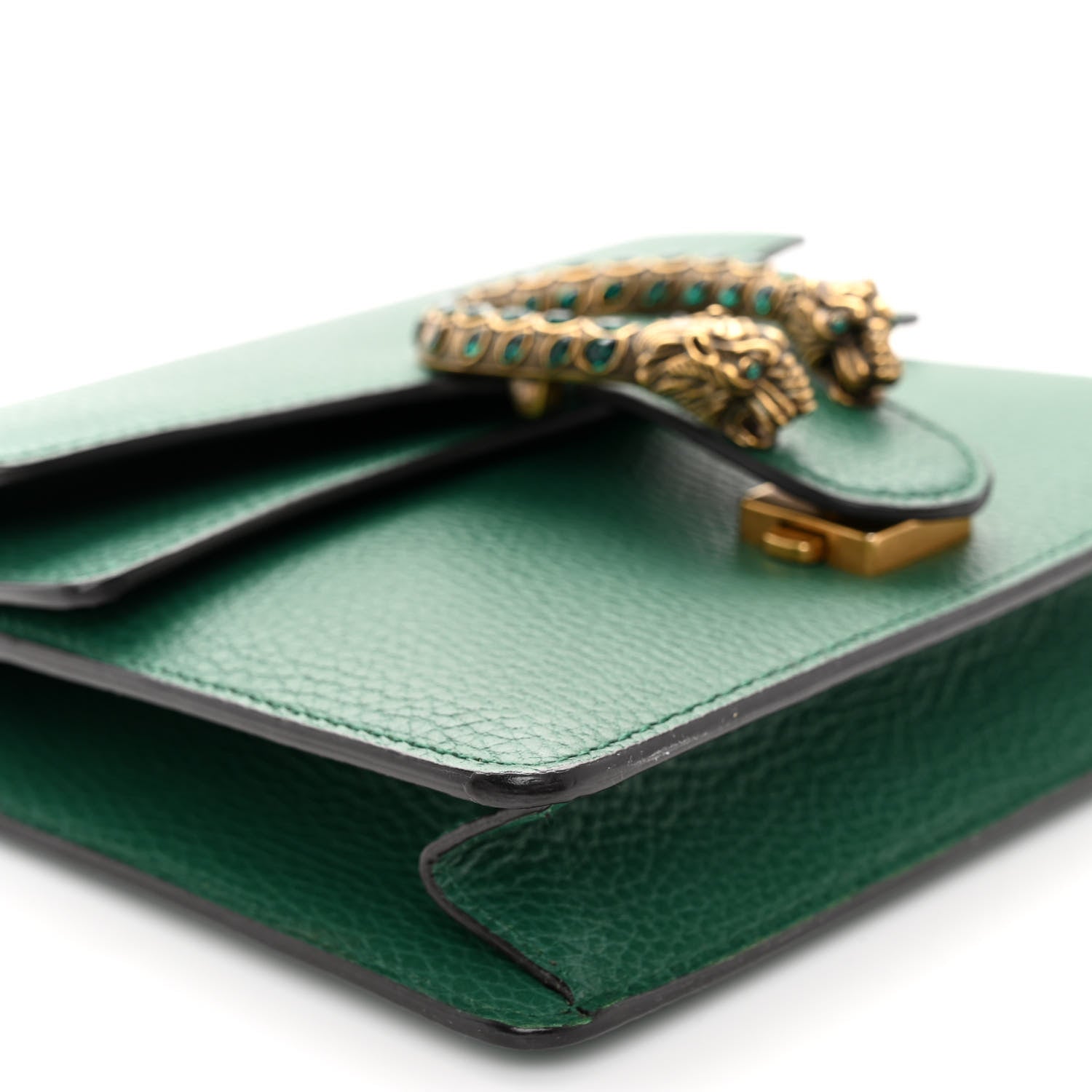 Gucci Calfskin Mini Dionysus Shoulder Bag Emerald 9 of 11