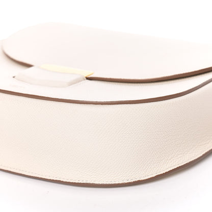 Celine Grained Calfskin Compact Trotteur White 7 of 13