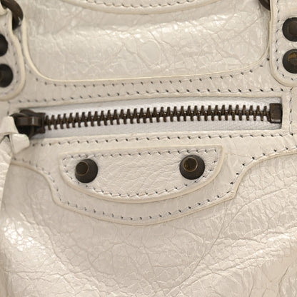 Balenciaga Agneau Classic Hardware Nano City White 14 of 14