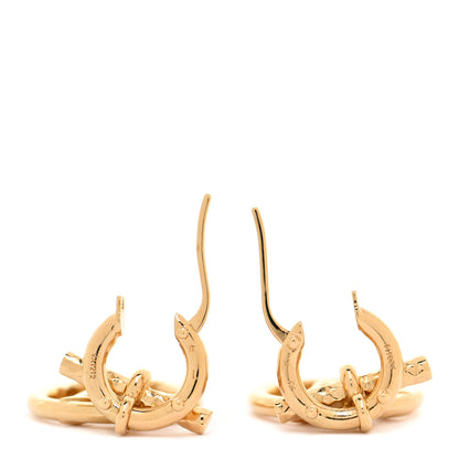 Louis Vuitton Baby Louise Earrings Gold 4 of 7