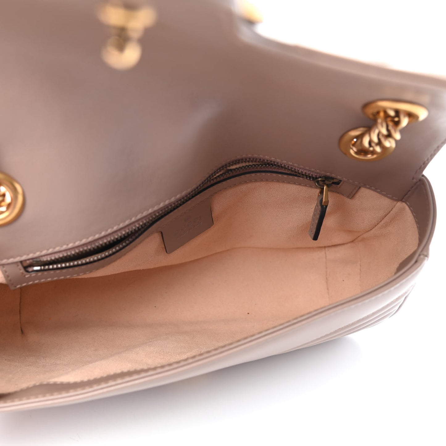 Calfskin Matelasse Small GG Marmont Shoulder Bag Porcelain Rose