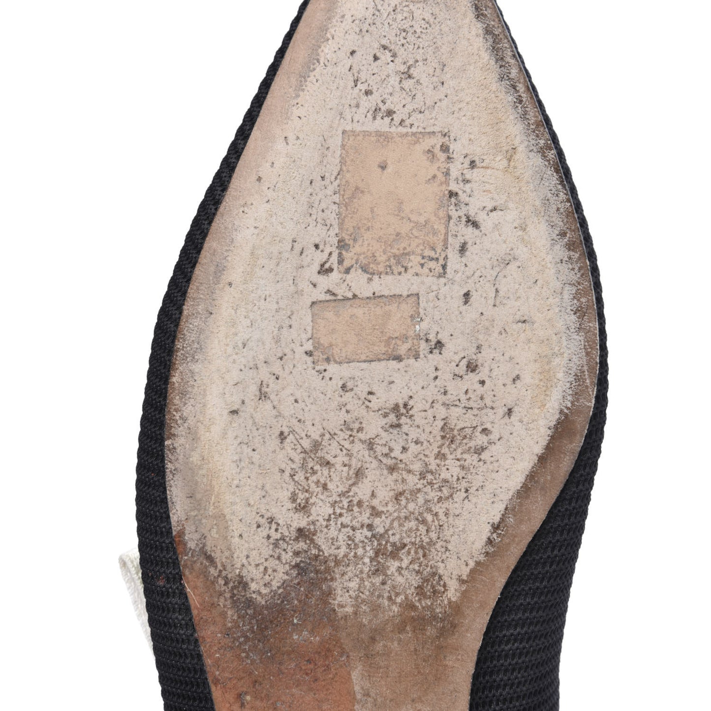 Technical Canvas Ribbon J'Adior Slingback Ballet Flats 37.5 Black