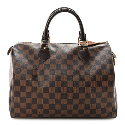Louis Vuitton Damier Ebene Speedy 30 1 of 10