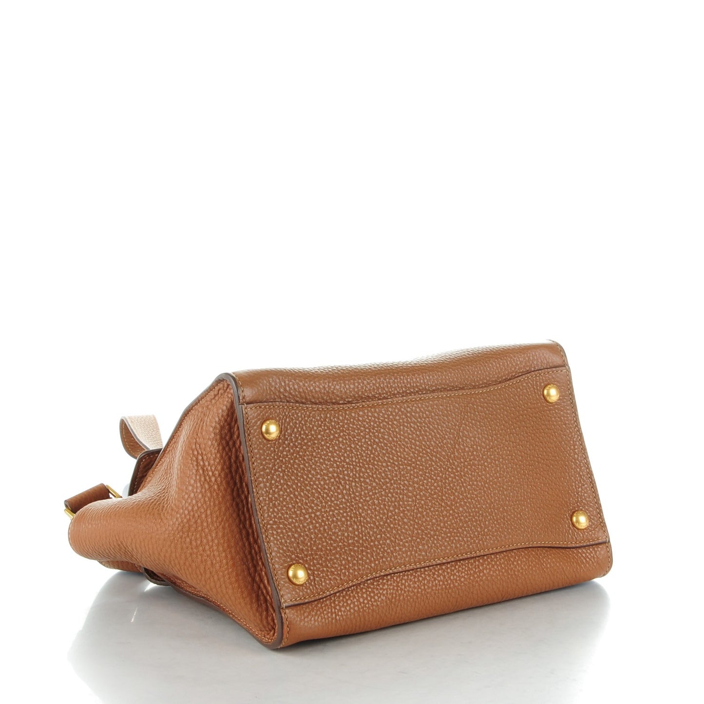 Vitello Daino Sound Twin Pocket Satchel Brandy