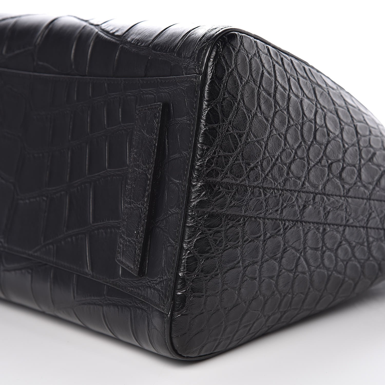 Givenchy Calfskin Crocodile Embossed Medium Antigona Black 9 of 11