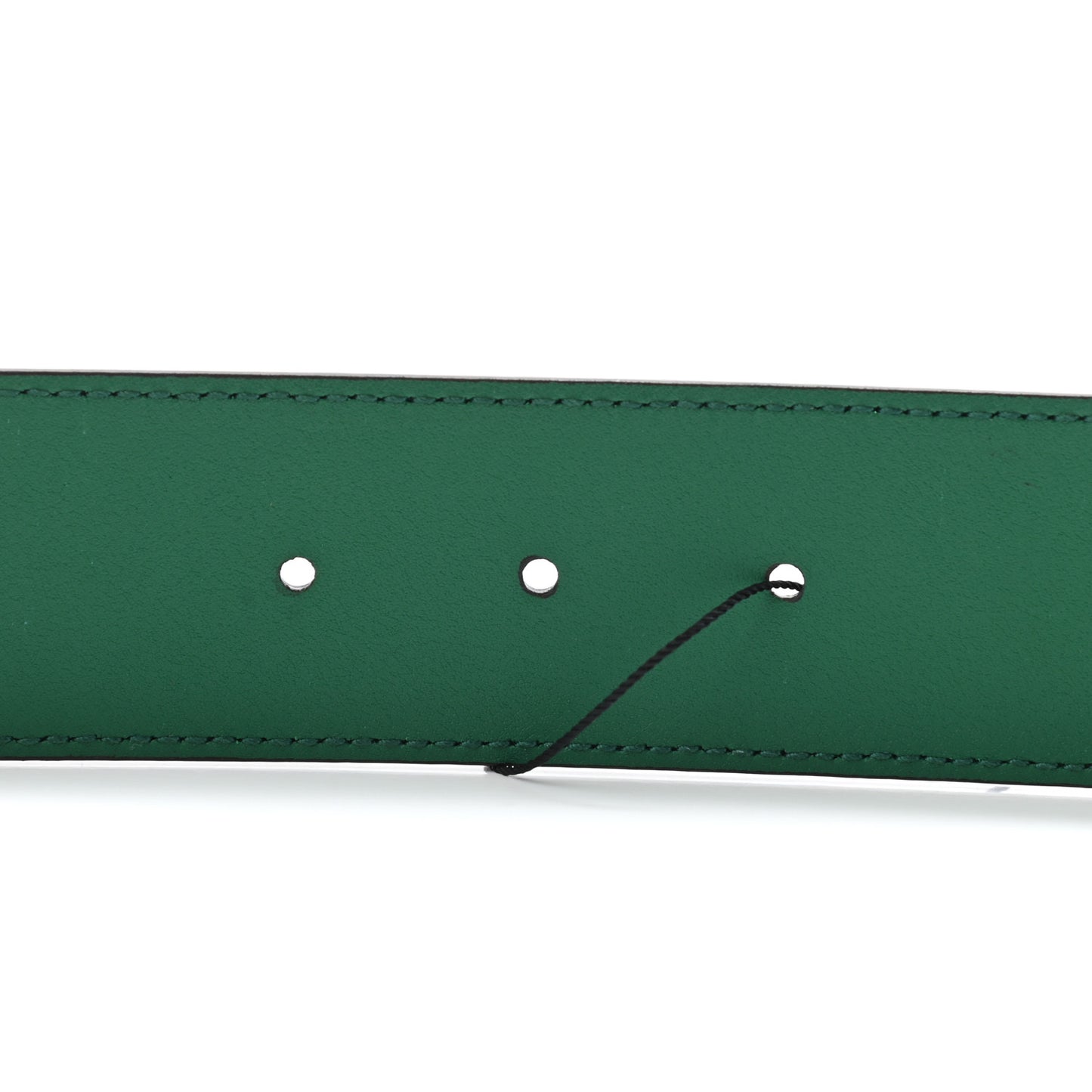 Calfskin Ceramic Glass Double G 40mm Belt 100 40 Emerald Multicolor