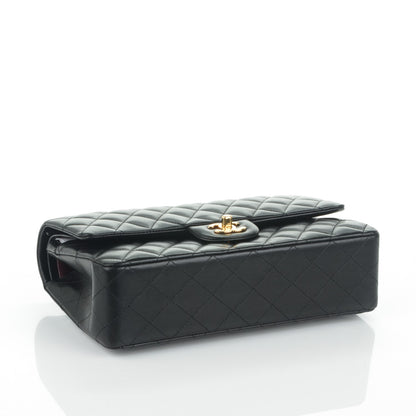 Chanel Lambskin Quilted Medium Double Flap Black 4 of 7