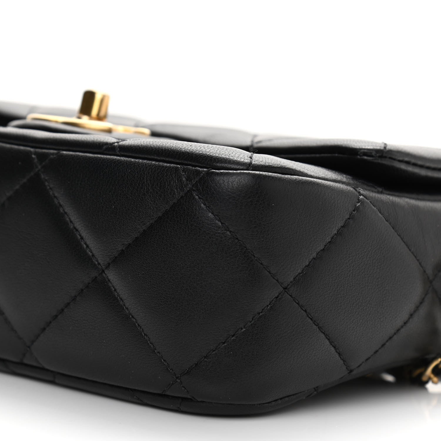 Chanel Lambskin Quilted Mini My Perfect Flap Black 10 of 11