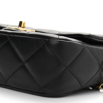 Chanel Lambskin Quilted Mini My Perfect Flap Black 10 of 11