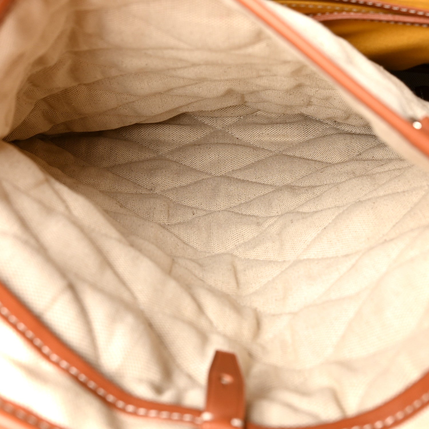 Goyard Goyardine Calfskin Alpin MM Backpack Gold Black 6 of 11