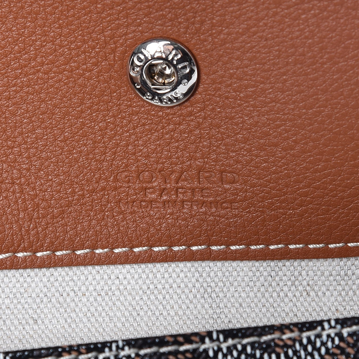 Goyard Goyardine Reversible Anjou PM Black Gold 9 of 9