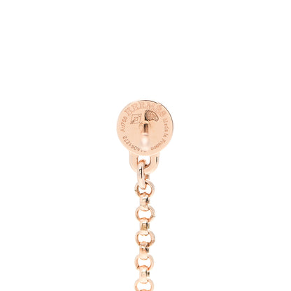 Hermes 18K Rose Gold Kelly Clochette Earrings 4 of 5