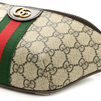 Gucci GG Supreme Monogram Web Small Ophidia Belt Bag Beige Ebony New Acero 9 of 9