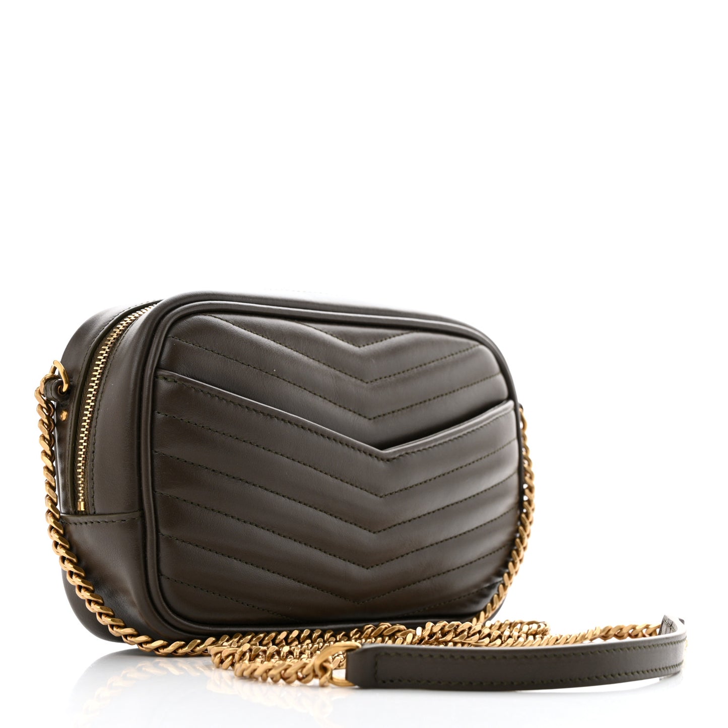 Calfskin Matelasse Monogram Mini Lou Camera Bag Light Musk