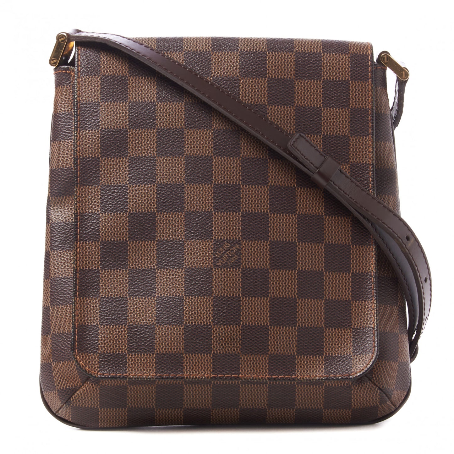 Damier Ebene Musette Salsa Long Strap