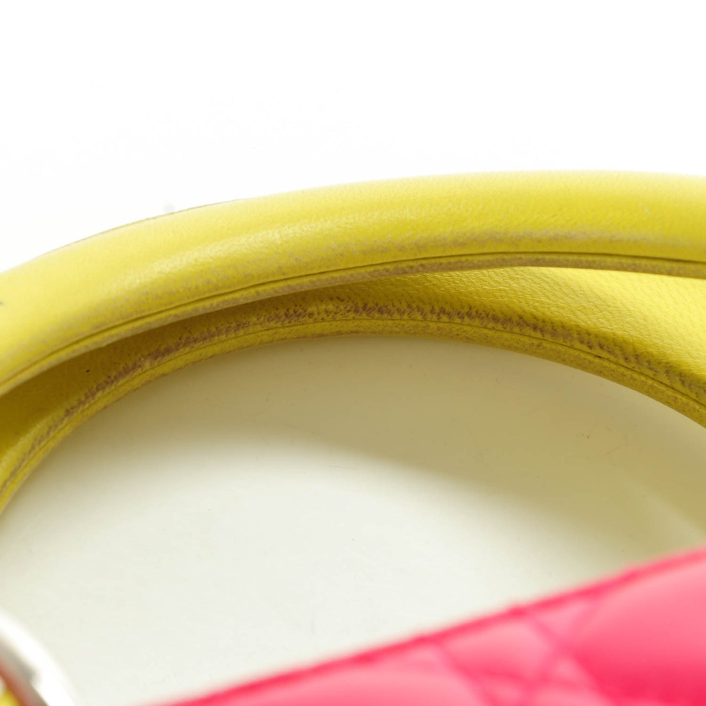 Lambskin Cannage Medium Tri-Color Lady Dior Pink