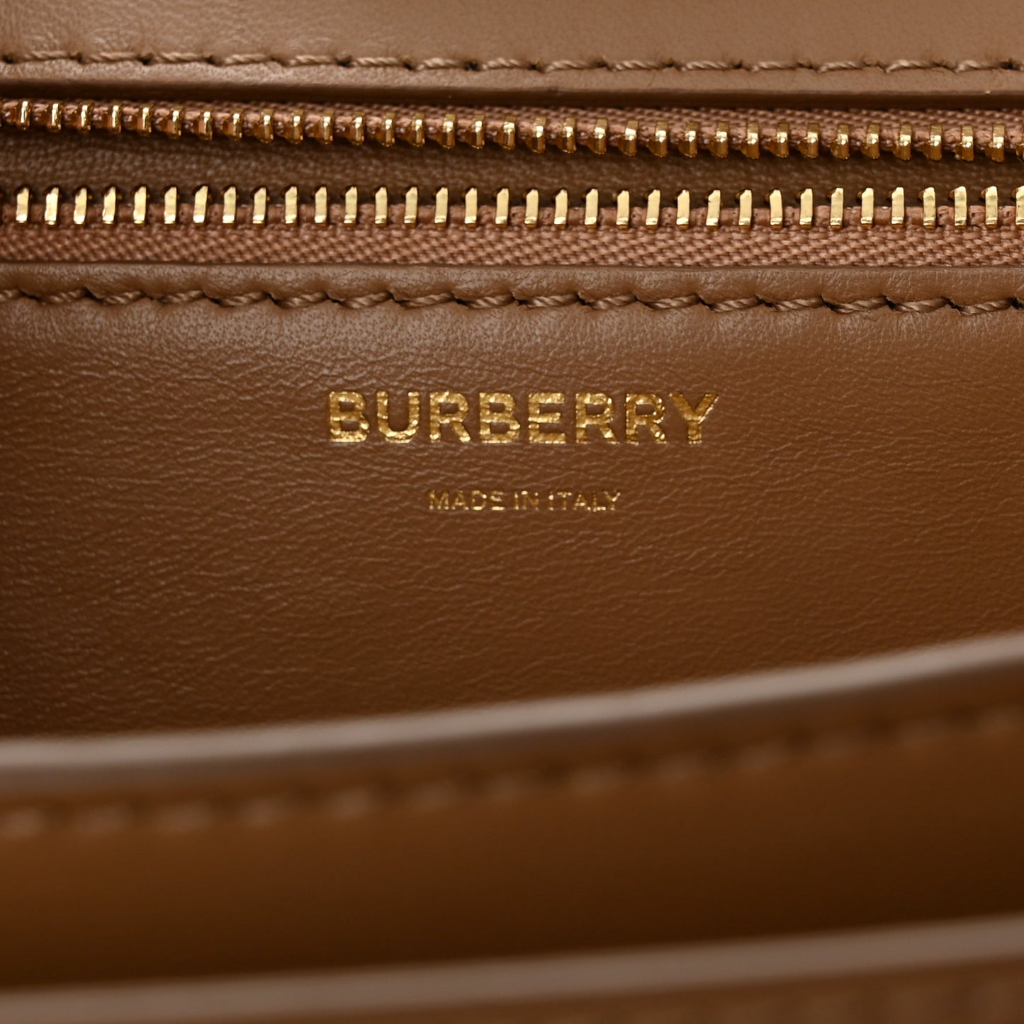 Calfskin Medium TB Bag Brown