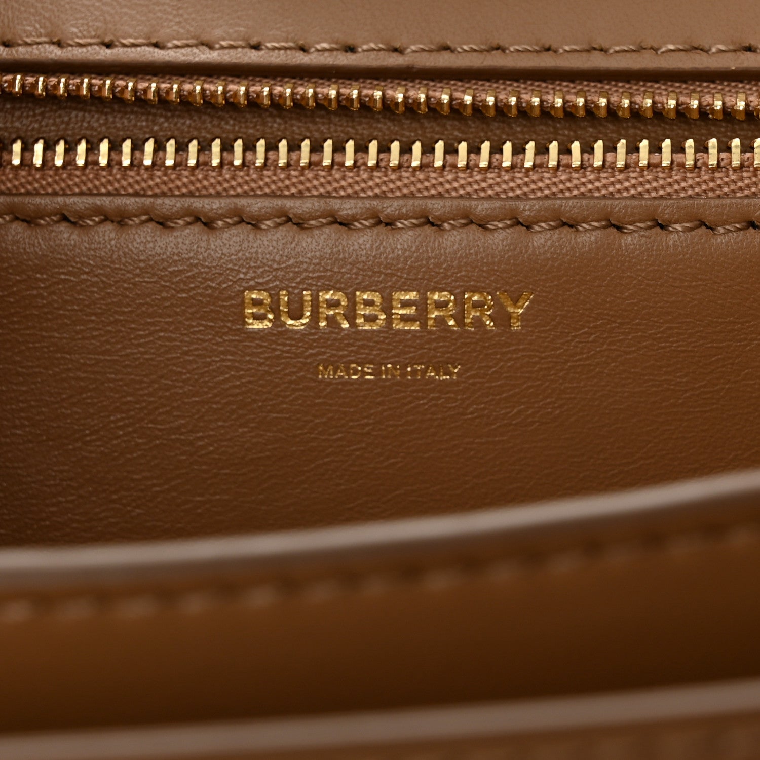 Burberry Calfskin Medium TB Bag Brown 6 of 11