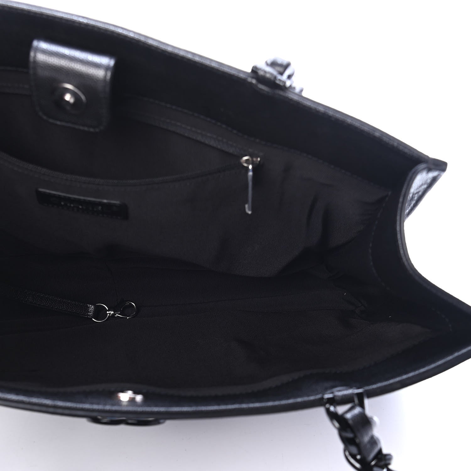 Chanel Caviar Quilted My Everything Large Shopping Tote Black 4 of 4