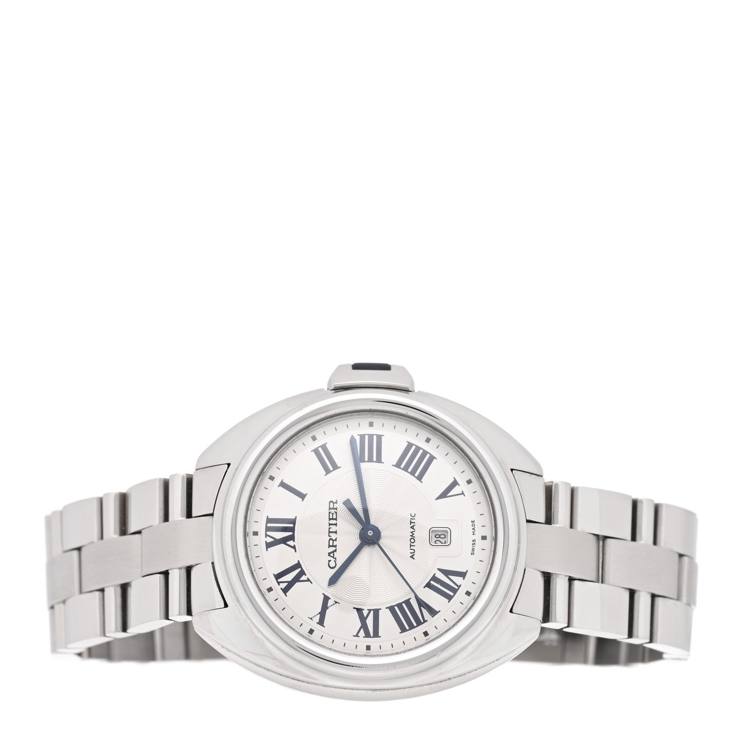 Cartier Stainless Steel 31mm Cle De Cartier Automatic Watch 2 of 4