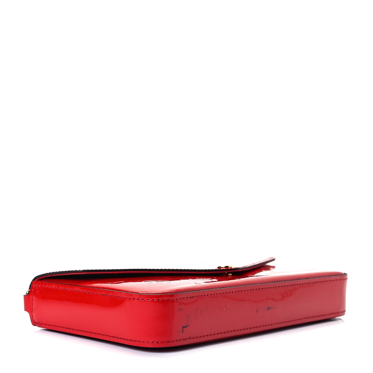 Vernis Felicie Pochette Chain Wallet Cherry