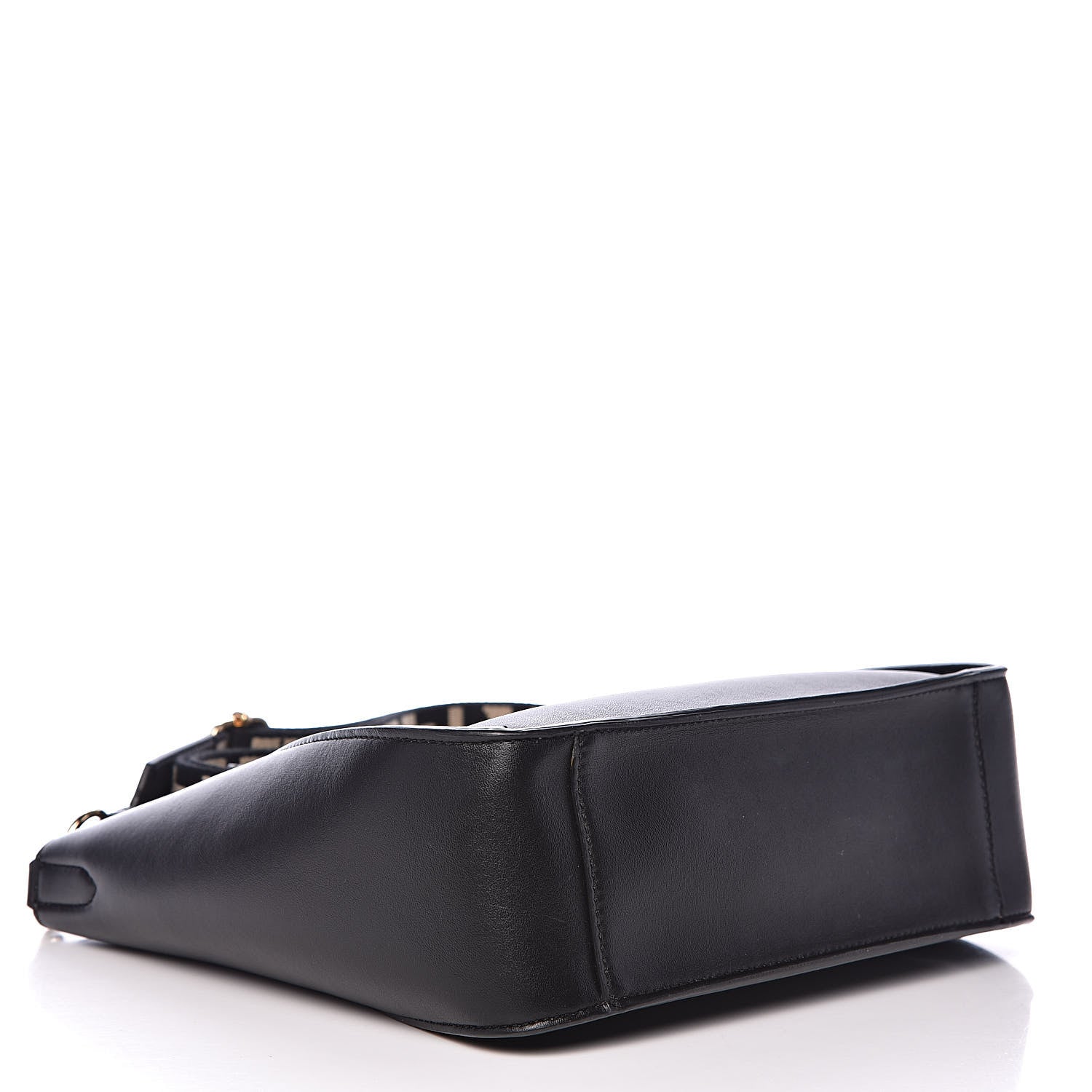 Stella McCartney Eco Alter Nappa Perforated Logo Mini Crossbody Black 4 of 8