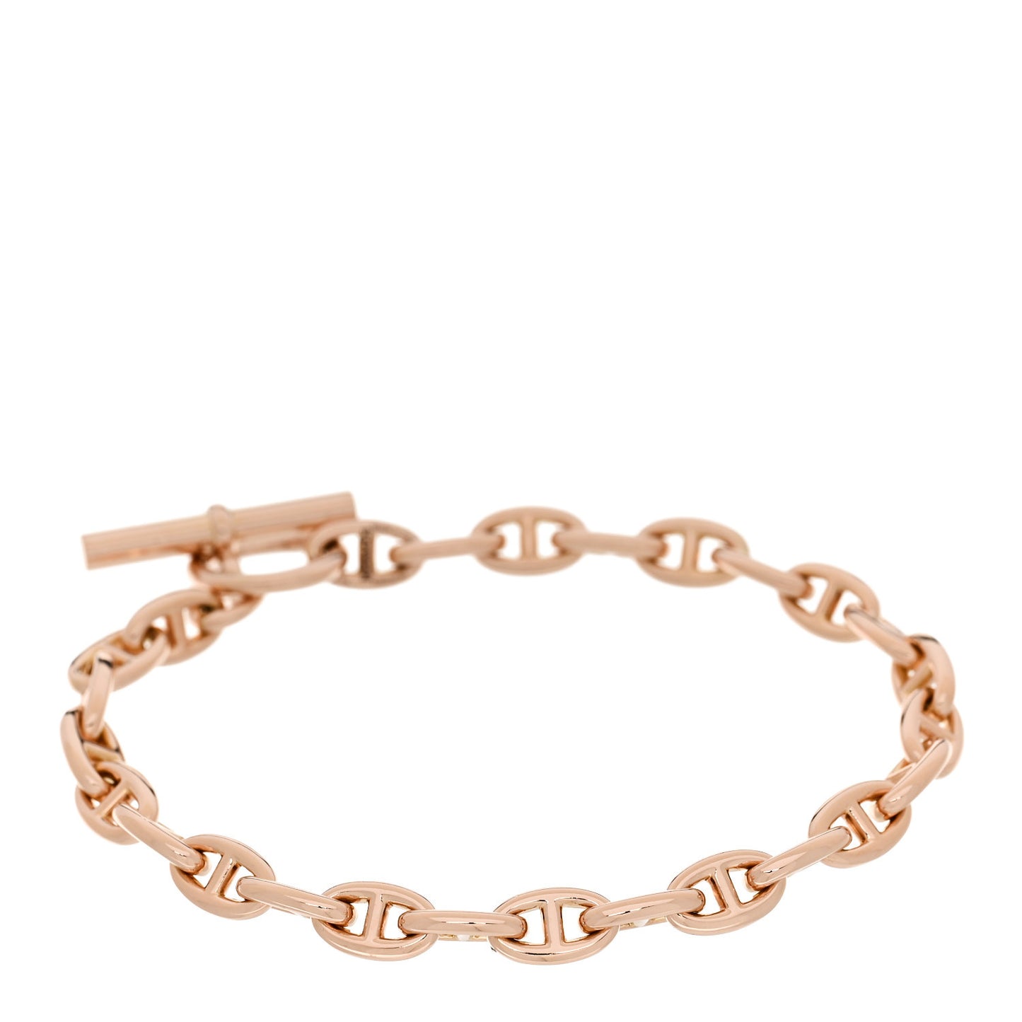18K Rose Gold TPM Chaine d'Ancre Bracelet